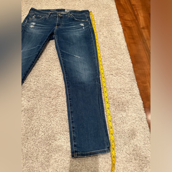 AG Adriano Goldschmied Denim Jeans - The Stilt Crop Cigarette Crop - Size 28 - Picture 7 of 8
